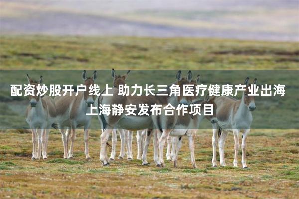 配资炒股开户线上 助力长三角医疗健康产业出海 上海静安发布合作项目