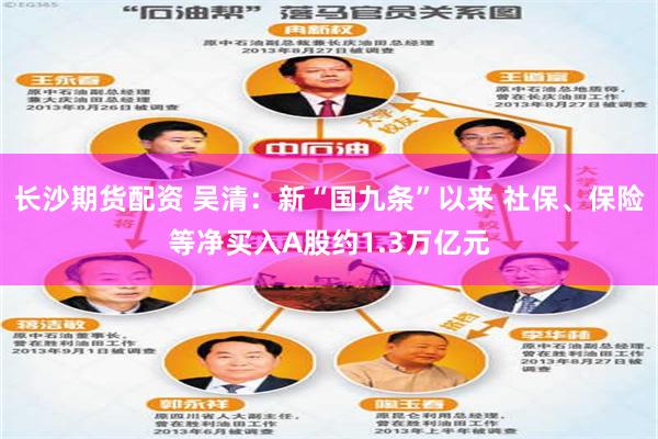 长沙期货配资 吴清：新“国九条”以来 社保、保险等净买入A股约1.3万亿元