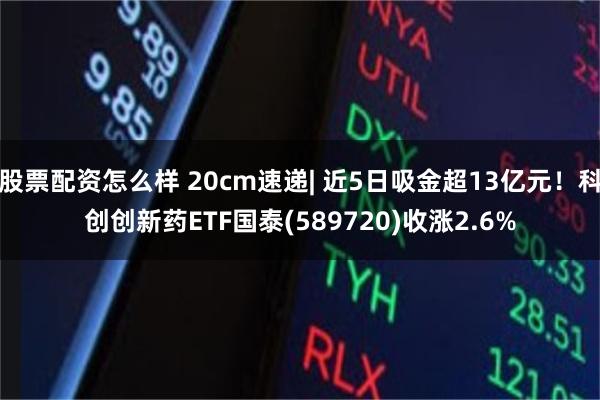 股票配资怎么样 20cm速递| 近5日吸金超13亿元！科创创新药ETF国泰(589720)收涨2.6%