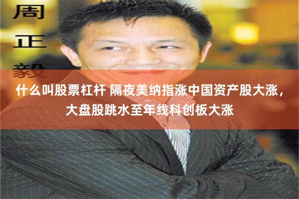什么叫股票杠杆 隔夜美纳指涨中国资产股大涨，大盘股跳水至年线科创板大涨