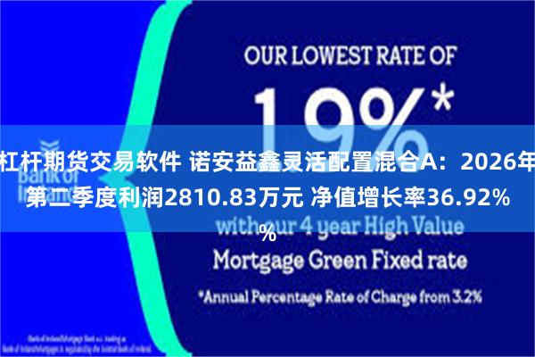 杠杆期货交易软件 诺安益鑫灵活配置混合A：2026年第二季度利润2810.83万元 净值增长率36.92%