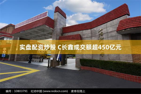 实盘配资炒股 C长鑫成交额超450亿元