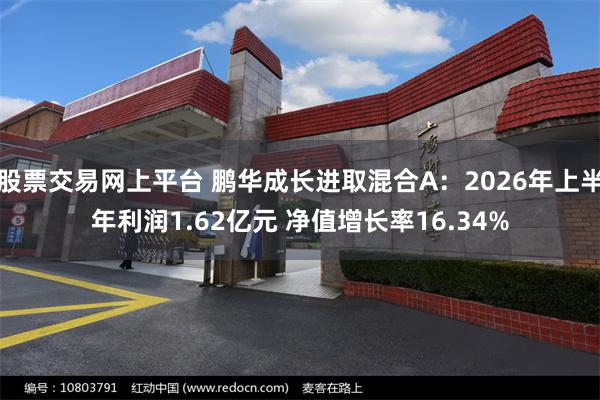 股票交易网上平台 鹏华成长进取混合A：2026年上半年利润1.62亿元 净值增长率16.34%