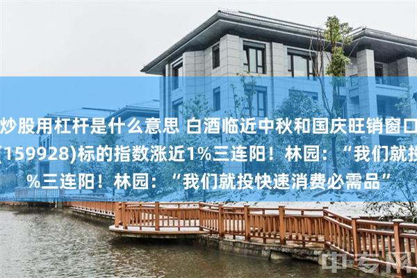 炒股用杠杆是什么意思 白酒临近中秋和国庆旺销窗口！消费ETF汇添富(159928)标的指数涨近1%三连阳！林园：“我们就投快速消费必需品”
