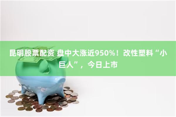 昆明股票配资 盘中大涨近950%！改性塑料“小巨人”，今日上市