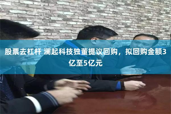 股票去杠杆 澜起科技独董提议回购，拟回购金额3亿至5亿元