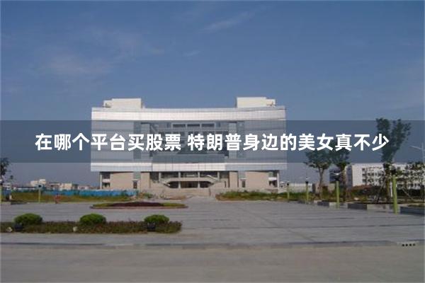 在哪个平台买股票 特朗普身边的美女真不少