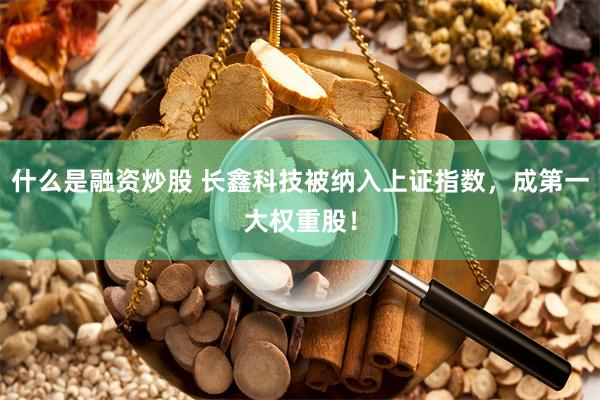 什么是融资炒股 长鑫科技被纳入上证指数，成第一大权重股！